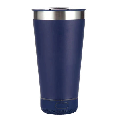 Portable Music Cup with Bottle Opener Stainless Steel 16Oz Reusable Simple Water Bottle Speaker Wireless Bluetooth Speaker