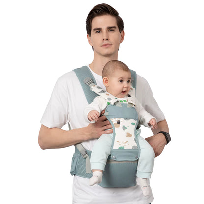 2025 New Style Newborn Ergonomic Baby Carrier Backpack Infant Baby Hipseat Carrier Front Facing Ergonomic Kangaroo Baby Wrap Sli