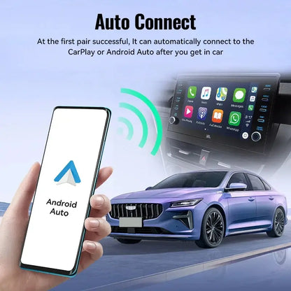 NEW Wireless Carplay Android Auto Wireless Adapter Smart Mini Box Plug and Play Wifi Fast Connect Universal for Nissan