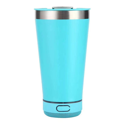 Portable Music Cup with Bottle Opener Stainless Steel 16Oz Reusable Simple Water Bottle Speaker Wireless Bluetooth Speaker