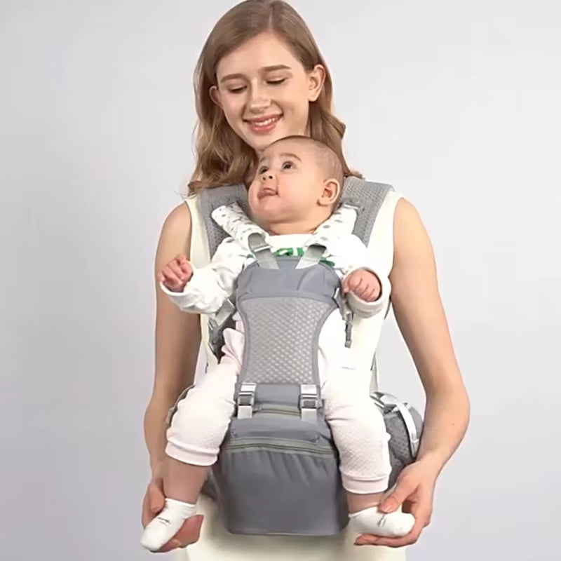 2025 New Style Newborn Ergonomic Baby Carrier Backpack Infant Baby Hipseat Carrier Front Facing Ergonomic Kangaroo Baby Wrap Sli