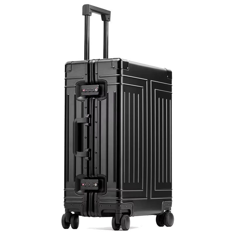 100% Aluminum-Magnesium Alloy Travel Suitcase Rolling Luggage 20/24/28 Inch Trolley Luggage Carry-On Cabin Suitcase