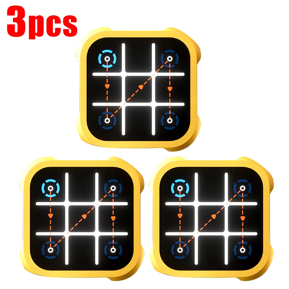 3-1Pcs Electronic TIC-TAC-TOE Bolt Chess Game Multifunctional Children Puzzle Toys Portable Handheld Board Game Toys Kids Gifts